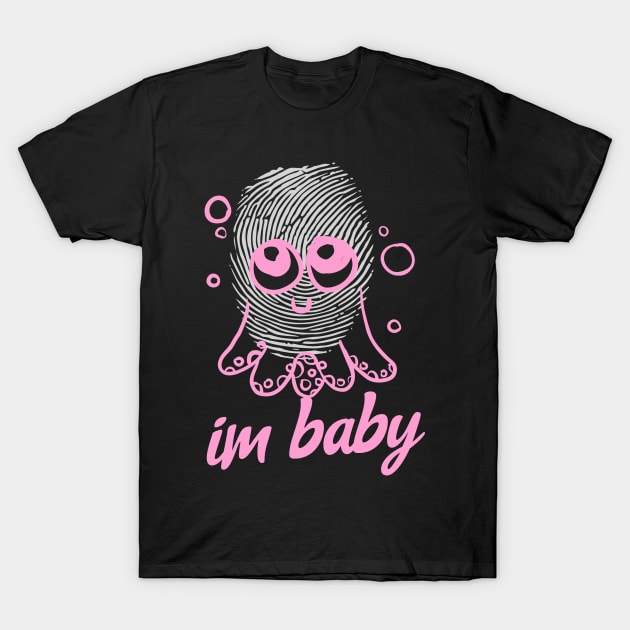 Im Baby Kawaii Octopus Sea Life Cute Kids Fashion T-Shirt by BitterBaubles